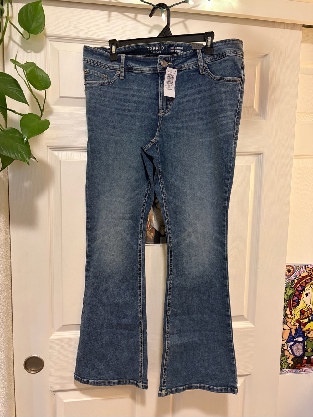 torrid Blue Flare Jeans - Mid Wash